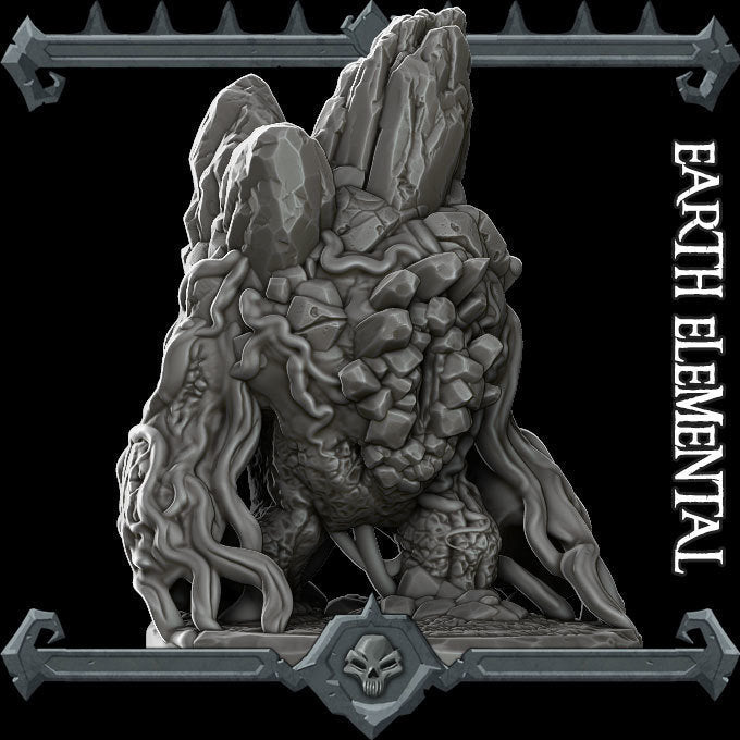 Earth Elemental - Wargaming Miniatures Monster Rocket Pig Games D&D, DnD