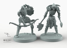 Load image into Gallery viewer, Skeleton Soldiers - Skeletal Soldiers Mini Monster Mayhem Wargaming Miniatures Games D&amp;D, DnD