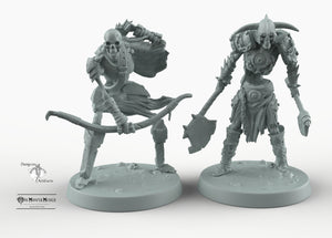 Skeleton Soldiers - Skeletal Soldiers Mini Monster Mayhem Wargaming Miniatures Games D&D, DnD