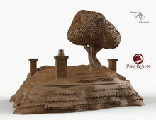 Load image into Gallery viewer, Halfling House 1 - 15mm 28mm 32mm Dark Realms Halfling Village Wargaming Terrain Scatter D&amp;D DnD