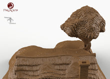 Load image into Gallery viewer, Halfling House 2 - 15mm 28mm Dark Realms Wargaming Terrain Scatter D&amp;D DnD