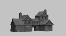 Load image into Gallery viewer, Merchant&#39;s Manor - 15mm 28mm 32mm Dark Realms Medieval Scenery Mansion Wargaming Terrain Scatter D&amp;D DnD