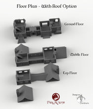 Load image into Gallery viewer, Merchant&#39;s Manor - 15mm 28mm 32mm Dark Realms Medieval Scenery Mansion Wargaming Terrain Scatter D&amp;D DnD