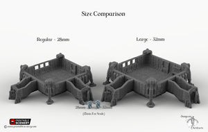 Operations Base Module - 3x3 - 28mm 32mm Brave New Worlds Sanctuary 17 Terrain Scatter D&D DnD