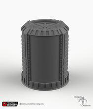 Load image into Gallery viewer, Teleporter Pad - 15mm 28mm 32mm 42mm Printable Scenery Tabletop Scatter Miniatures Terrain Starship