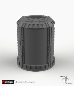 Teleporter Pad - 15mm 28mm 32mm 42mm Printable Scenery Tabletop Scatter Miniatures Terrain Starship