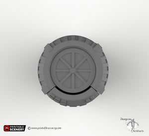 Teleporter Pad - 15mm 28mm 32mm 42mm Printable Scenery Tabletop Scatter Miniatures Terrain Starship