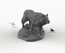 Load image into Gallery viewer, Wolf - Wolves Wargaming Miniatures Monster Rocket Pig Games D&amp;D DnD