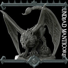 Load image into Gallery viewer, Undead Manticore - Wargaming Miniatures Monster Rocket Pig Games D&amp;D, DnD