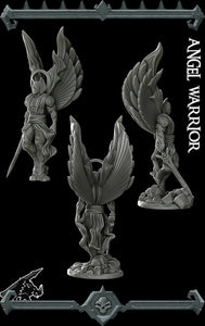 Angel Warrior - Angelic Warrior - Wargaming Miniatures Monster Rocket Pig Games D&D DnD