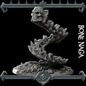 Bone Naga - Wargaming Miniatures Monster Rocket Pig Games D&D, DnD