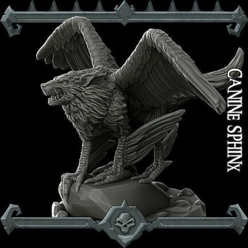 Canine Sphinx - Wargaming Miniatures Monster Rocket Pig Games D&D, DnD