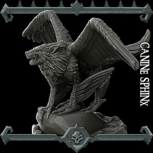 Canine Sphinx - Wargaming Miniatures Monster Rocket Pig Games D&D, DnD