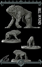 Load image into Gallery viewer, Hellhound - Hell Hound - Wargaming Miniatures Monster Rocket Pig Games D&amp;D, DnD