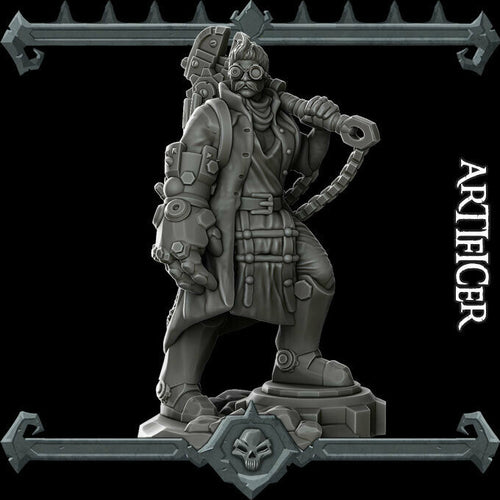 Artificer - Clockwork Creator - Wargaming Miniatures Monster Rocket Pig Games D&D, DnD