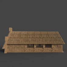 Load image into Gallery viewer, Maori Pa Wharenui Big House - 15mm 28mm 32mm Time Warp Wargaming Terrain Scatter D&amp;D, DnD