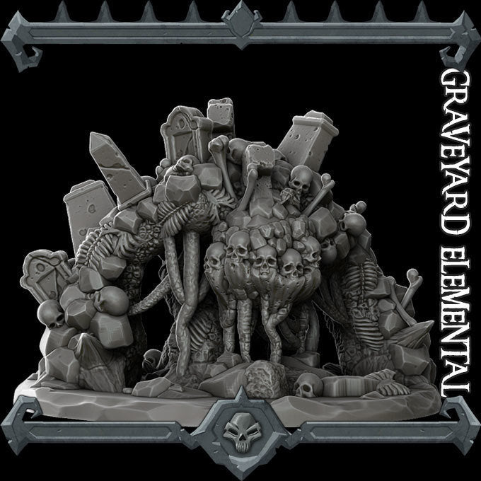 Graveyard Elemental - Wargaming Miniatures Monster Rocket Pig Games D&D, DnD