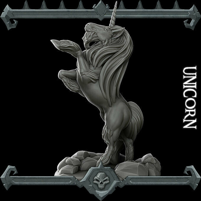 Unicorn - Wargaming Miniatures Monster Rocket Pig Games D&D, DnD