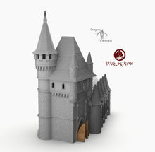 Load image into Gallery viewer, Dracul Gatehouse - 15mm 28mm 32mm Dracula Dark Realms Medieval Scenery Mansion Wargaming Terrain Scatter D&amp;D DnD