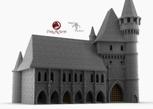 Load image into Gallery viewer, Dracul Gatehouse - 15mm 28mm 32mm Dracula Dark Realms Medieval Scenery Mansion Wargaming Terrain Scatter D&amp;D DnD