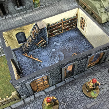 Load image into Gallery viewer, French House Shop Ruin - 15mm 28mm 32mm Time Warp Wargaming Terrain Scatter D&amp;D, DnD
