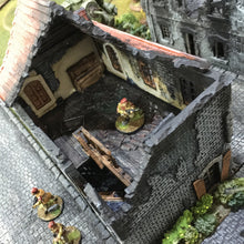Load image into Gallery viewer, French House Shop Ruin - 15mm 28mm 32mm Time Warp Wargaming Terrain Scatter D&amp;D, DnD