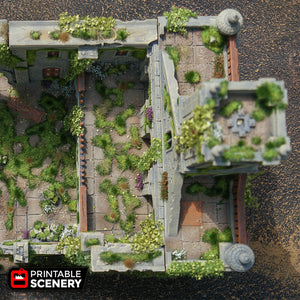 Caribbean Church Ruin - 15mm 28mm 32mm Time Warp Wargaming Terrain Scatter D&D DnD