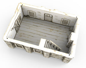 Caribbean House - 15mm 28mm 32mm Time Warp Wargaming Terrain Scatter D&D, DnD