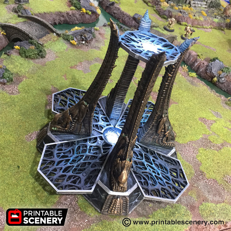 Alien Field Generator - 15mm 28mm 32mm Time Warp Wargaming Terrain Scatter D&D DnD