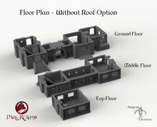 Load image into Gallery viewer, Merchant&#39;s Manor - 15mm 28mm 32mm Dark Realms Medieval Scenery Mansion Wargaming Terrain Scatter D&amp;D DnD