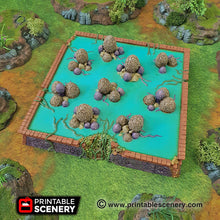 Load image into Gallery viewer, Breeding Pool - 15mm 28mm 32mm Brave New Worlds New Eden Terrain Scatter D&amp;D DnD