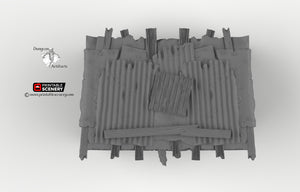 Scrap Yard House - 15mm 28mm 20mm 32mm Brave New Worlds Wasteworld Gaslands Terrain Scatter D&D DnD