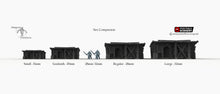 Load image into Gallery viewer, Scrap Yard House - 15mm 28mm 20mm 32mm Brave New Worlds Wasteworld Gaslands Terrain Scatter D&amp;D DnD