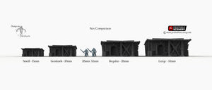Scrap Yard House - 15mm 28mm 20mm 32mm Brave New Worlds Wasteworld Gaslands Terrain Scatter D&D DnD