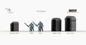 Wasteland Toilet - 28mm 20mm 32mm Brave New Worlds Wasteworld Gaslands Terrain Scatter D&D DnD