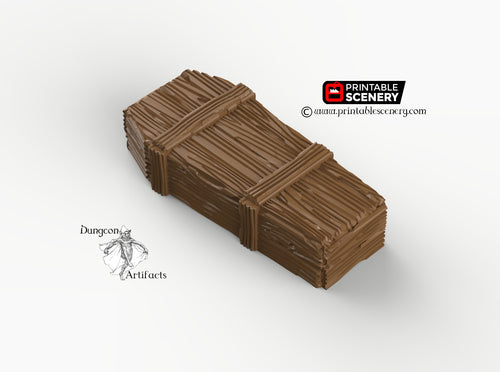 Coffin - 28mm 20mm 32mm Brave New Worlds Wasteworld Gaslands Terrain Scatter D&D DnD