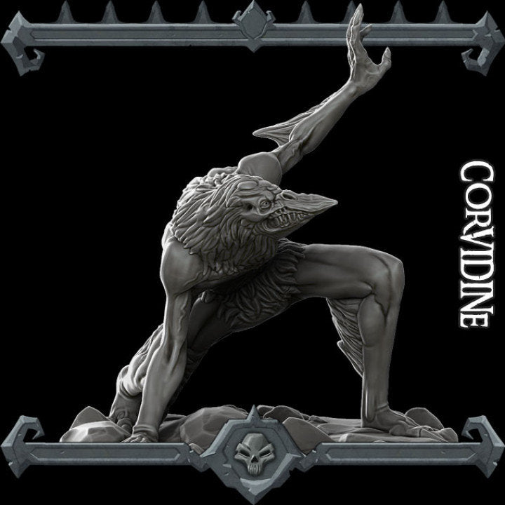 Corvidine - Wargaming Miniatures Monster Rocket Pig Games D&D, DnD