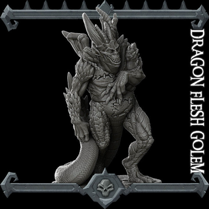 Dragon Flesh Golem - Wargaming Miniatures Monster Rocket Pig Games D&D, DnD