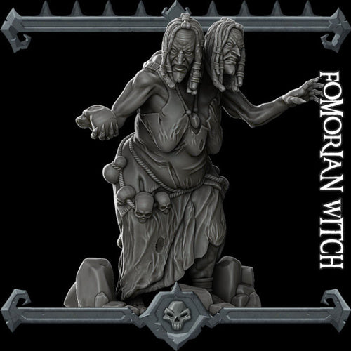 Fomorian Witch - Wargaming Miniatures Monster Rocket Pig Games D&D, DnD