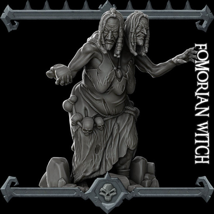 Fomorian Witch - Wargaming Miniatures Monster Rocket Pig Games D&D, DnD
