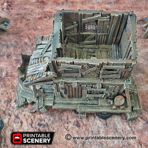 Desert Shanty - 28mm 20mm 32mm Brave New Worlds Wasteworld Gaslands Terrain D&D DnD