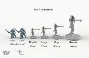 Draugr Chieftain - Barrow Wight - Wargaming Miniatures Monster Asgard Rising, D&D, DnD Undead Skeleton
