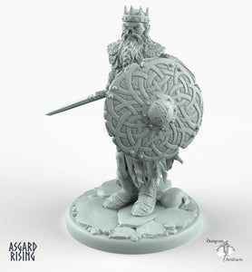 Draugr King - Barrow Wight - Wargaming Miniatures Monster Asgard Rising D&D DnD