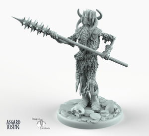 Draugr King - Barrow Wight - Wargaming Miniatures Monster Asgard Rising D&D DnD