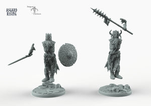 Draugr King - Barrow Wight - Wargaming Miniatures Monster Asgard Rising D&D DnD