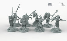 Load image into Gallery viewer, Draugr Infantry - Barrow Wights - Asgard Rising Skeleton Army Wargaming Undead Miniatures