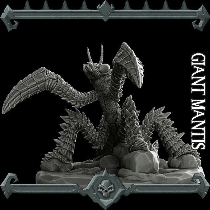 Giant Mantis - Wargaming Miniatures Monster Rocket Pig Games D&D, DnD