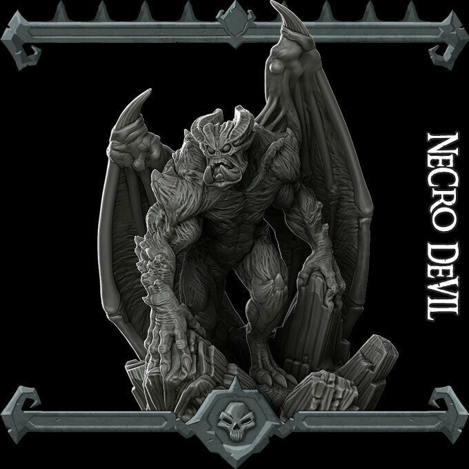 Necro Devil - Wargaming Miniatures Monster Rocket Pig Games D&D, DnD