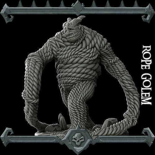 Rope Golem - Wargaming Miniatures Monster Rocket Pig Games D&D, DnD