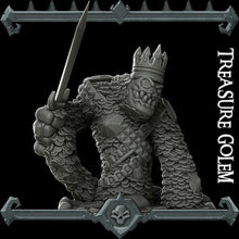 Load image into Gallery viewer, Treasure Golem - Wargaming Miniatures Monster Rocket Pig Games D&amp;D, DnD